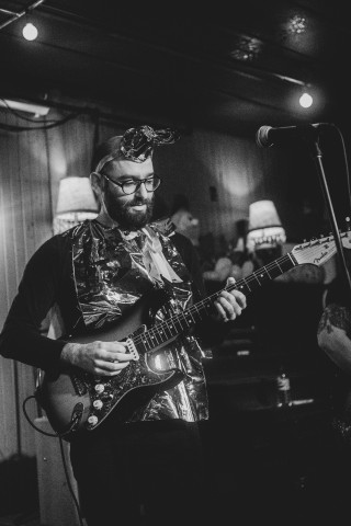 Malcolm at Bar De Courcelle - Robot Dreams Release Party